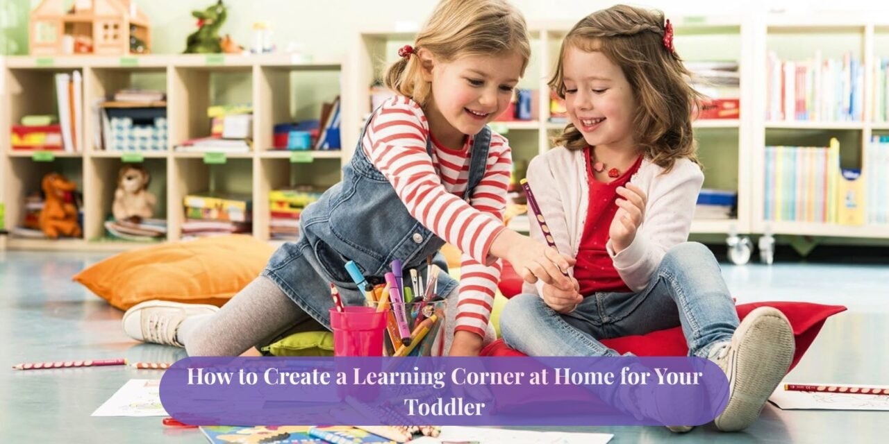 How to Create a Learning Corner at Home for Your Toddler