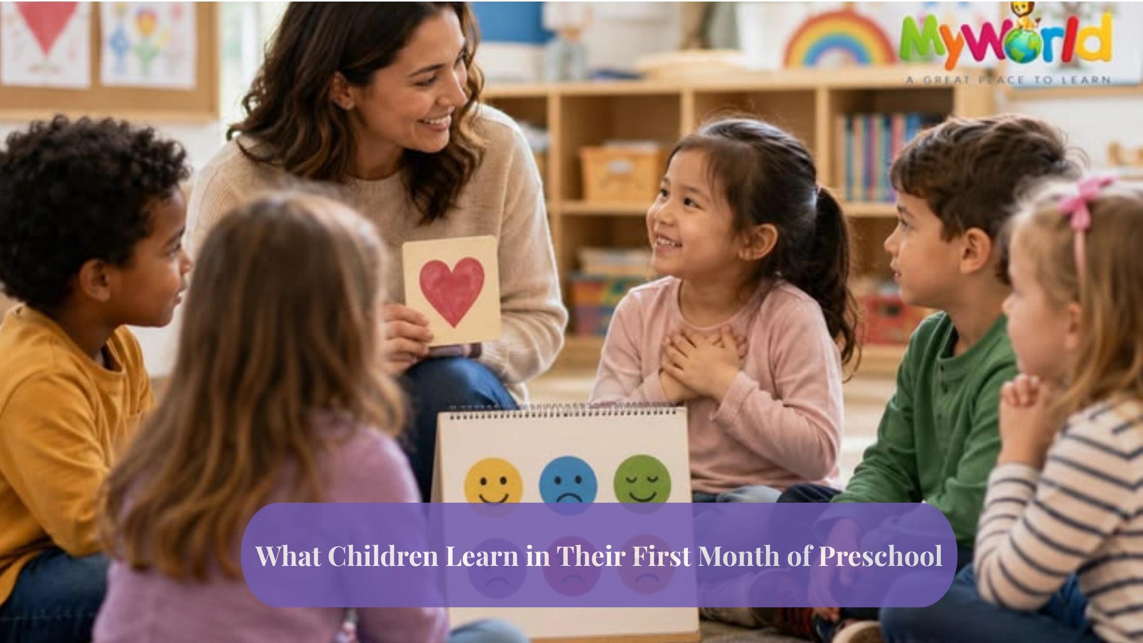 What Children Learn in Their First Month of Preschool